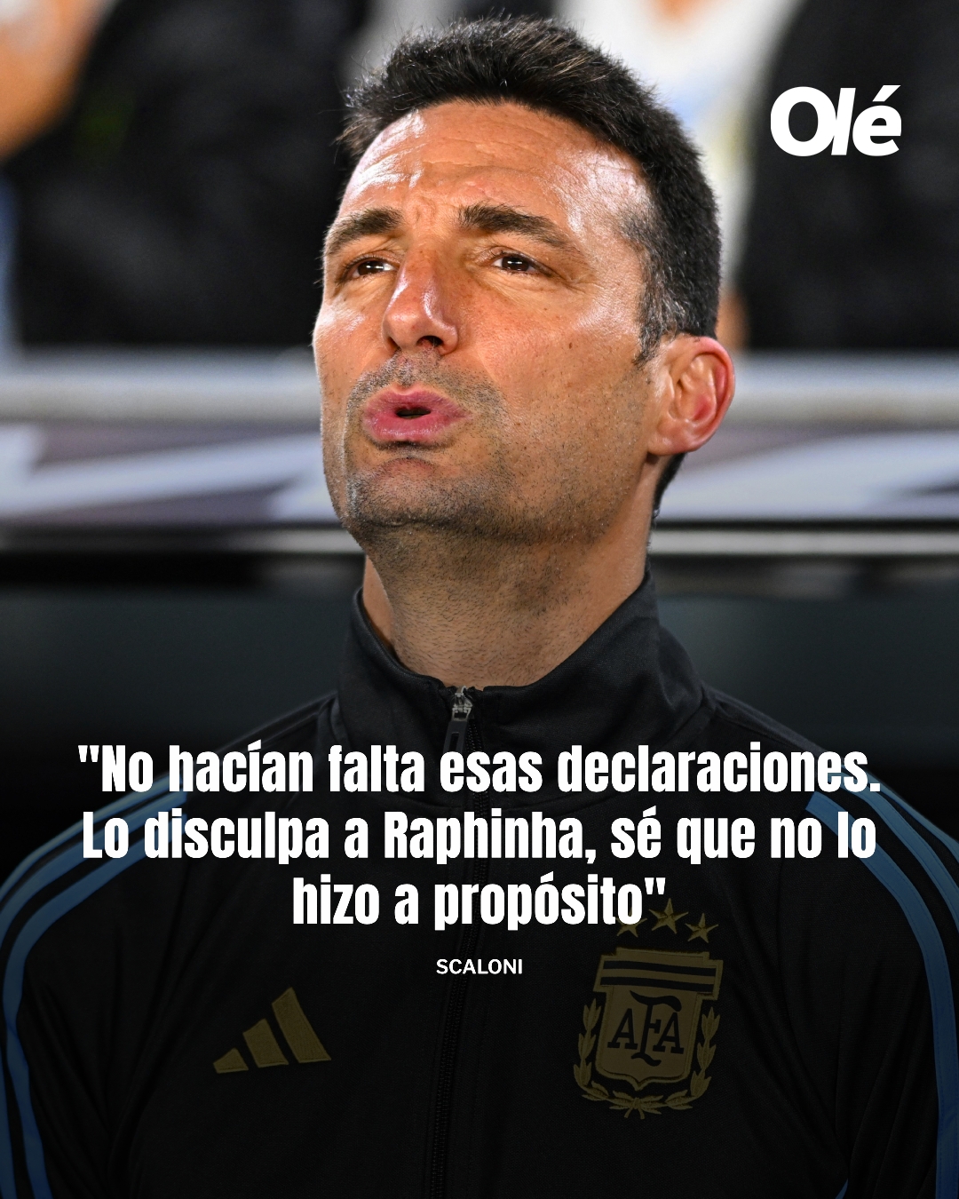 斯卡洛尼回應(yīng)拉菲尼亞言論：我原諒他，他只是在捍衛(wèi)自己的球隊