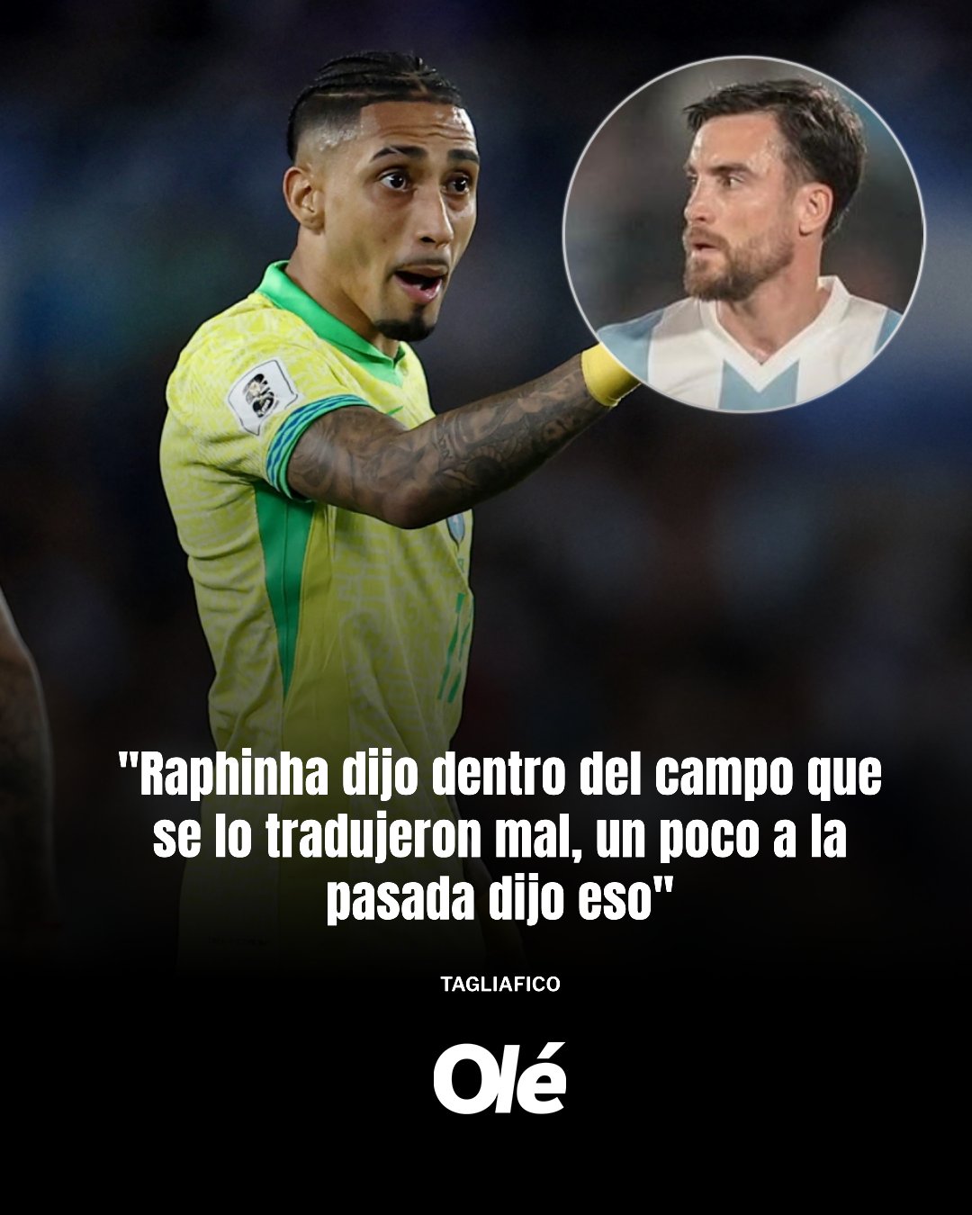 有反轉？塔利亞菲科：拉菲尼亞賽后澄清，爭議言論是錯誤翻譯