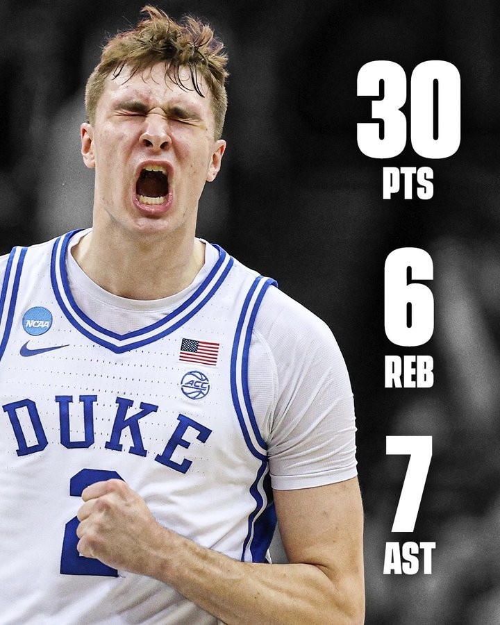 不負盛名！弗拉格NCAA錦標賽砍下30分6板7助 杜克男籃首人