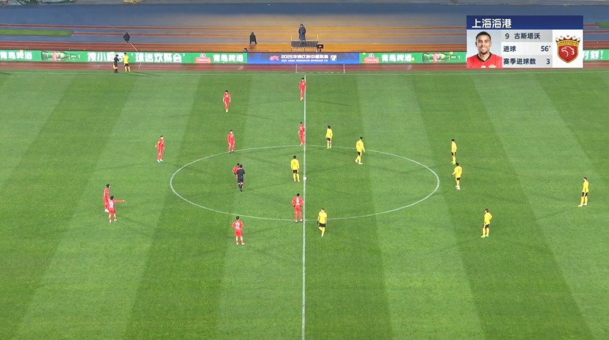 海港再扳一球！19歲李新翔助攻古斯塔沃破門(mén)，本場(chǎng)傳射建功！