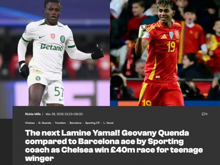 葡體教練談昆達：他和亞馬爾成長軌跡很像，他還能更強