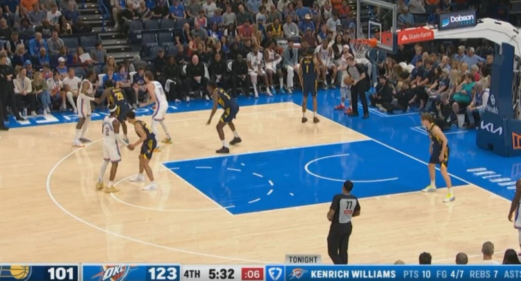 投降了！比賽還剩5分半鐘落后22分 步行者換下主力投子認負