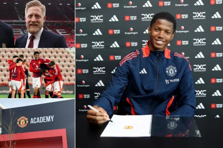 曼聯青訓教練談簽下奧比-馬?。呵騿T認為他最好的機會不在阿森納