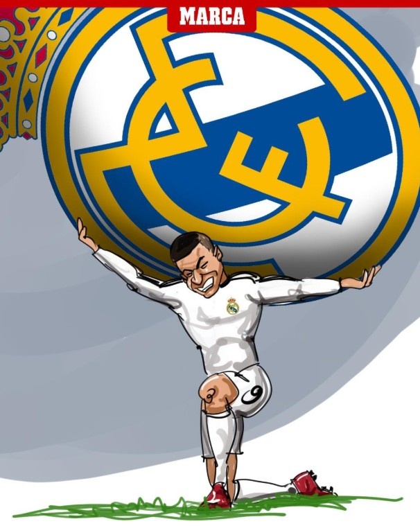 梅開二度助球隊獲勝！馬卡漫畫：姆巴佩獨力撐起皇馬重擔