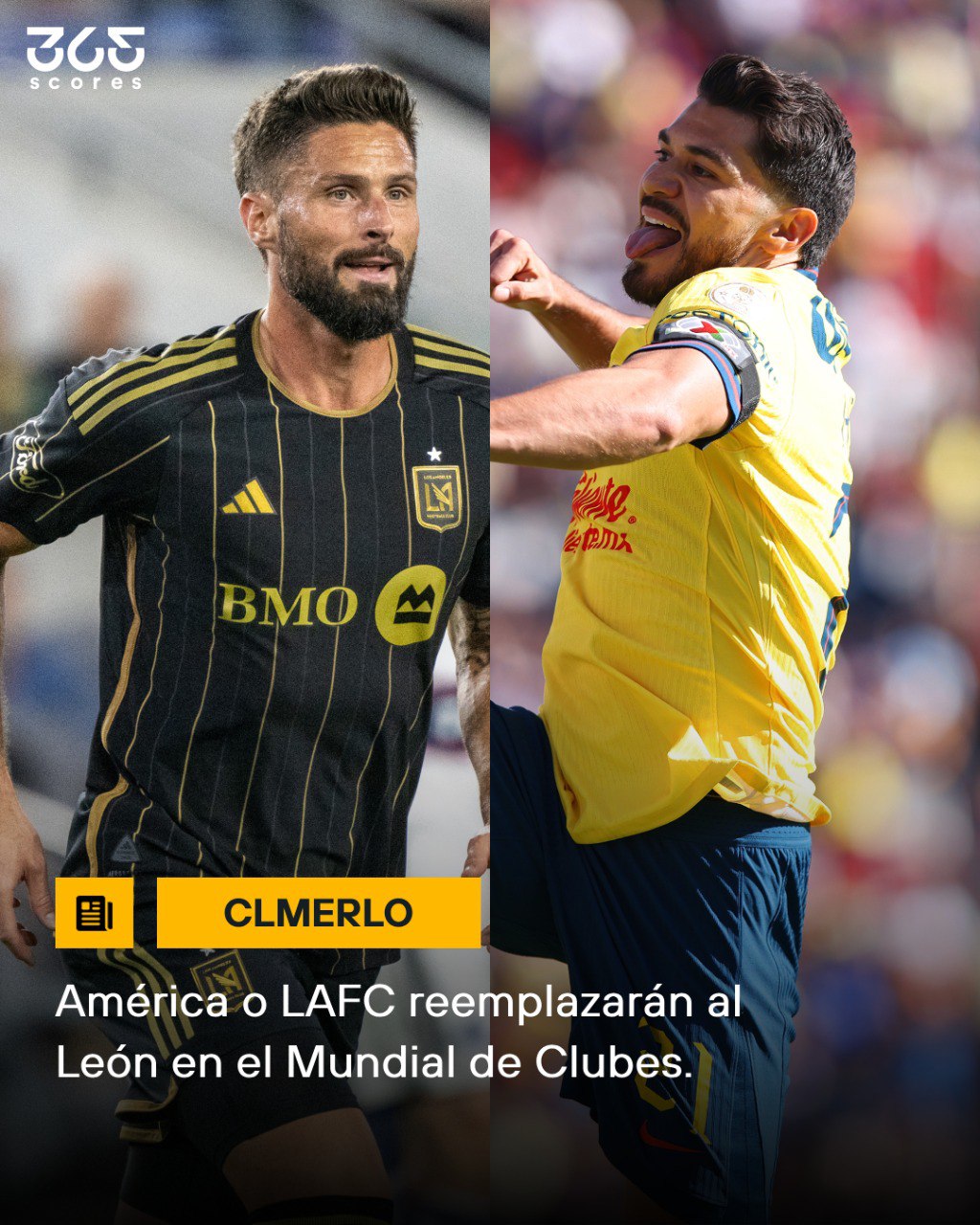 吉魯戰舊主？記者：洛杉磯FC將對陣墨西哥美洲，爭奪世俱杯資格