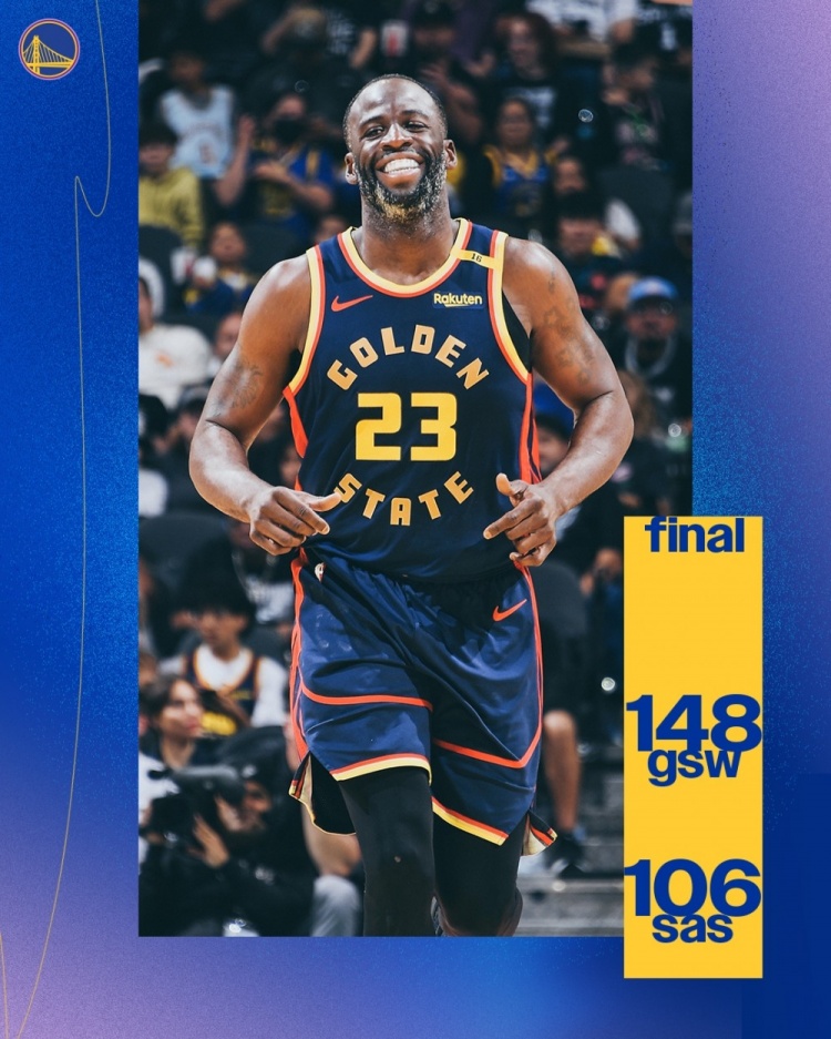 積極進(jìn)攻！9中6砍14分5板！勇士官方贏球海報(bào)封面人物：追夢(mèng)