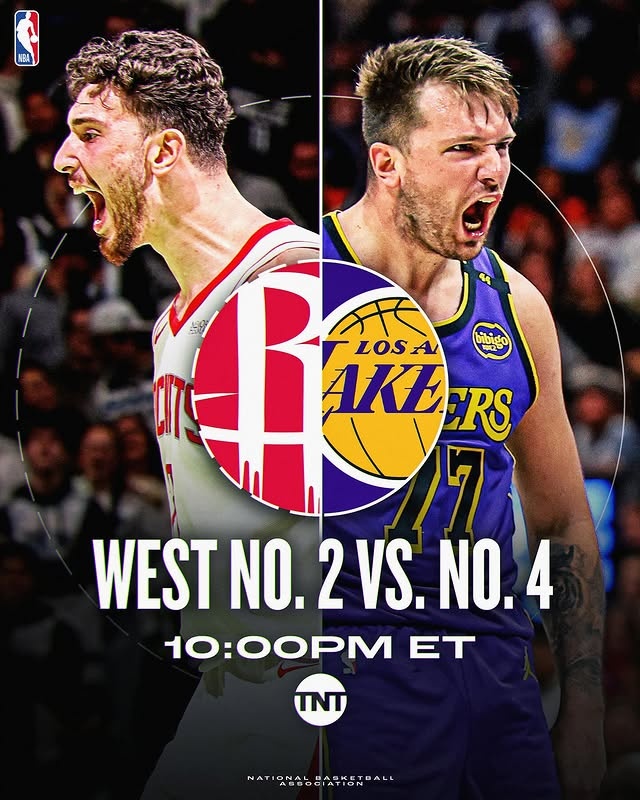 狂野西部焦點大戰！NBA官方發布火湖大戰海報：申京VS東契奇