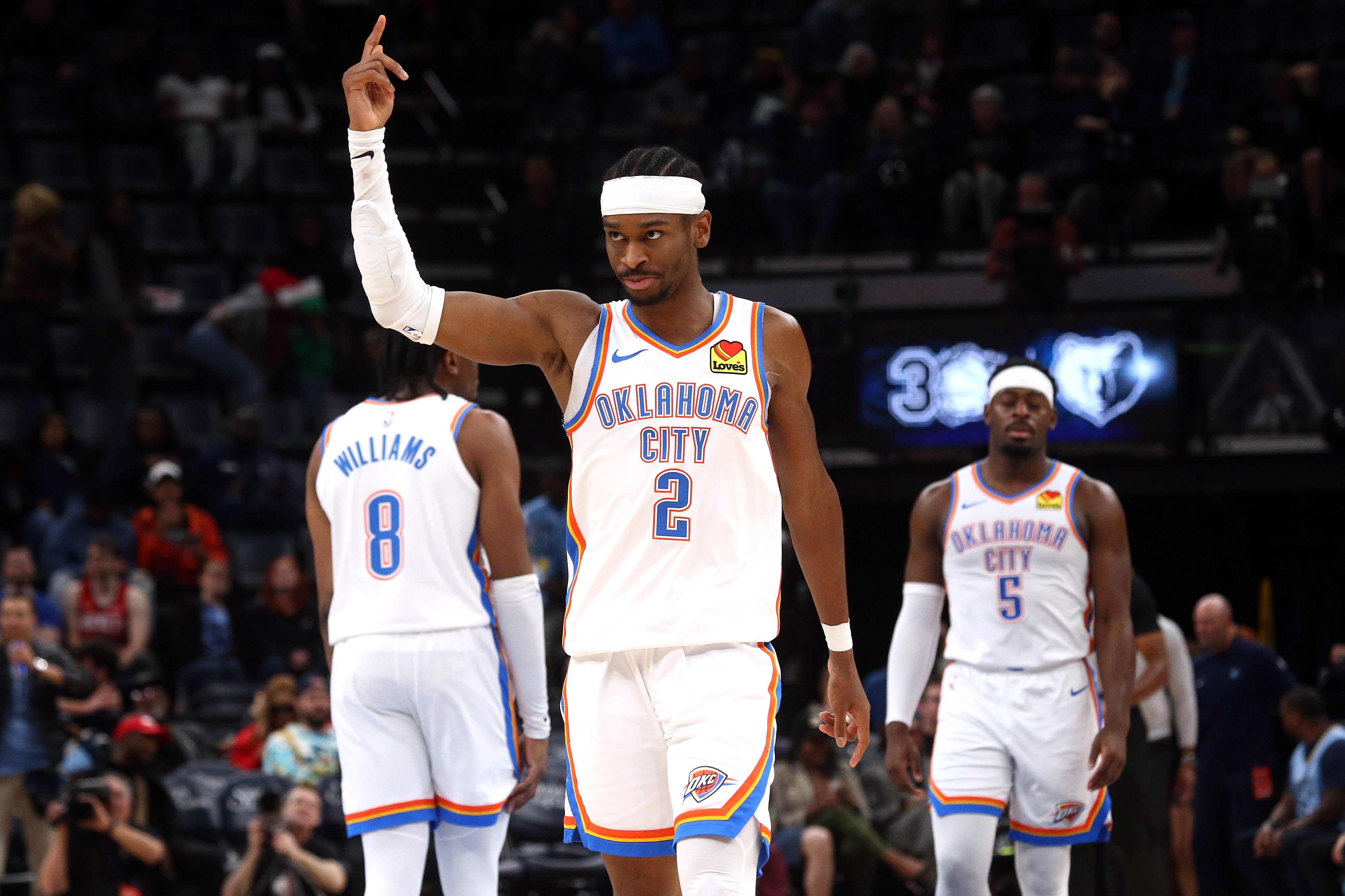 完整體！雷霆戰(zhàn)灰熊先發(fā)：亞歷山大、多特、杰倫威、哈滕、切特