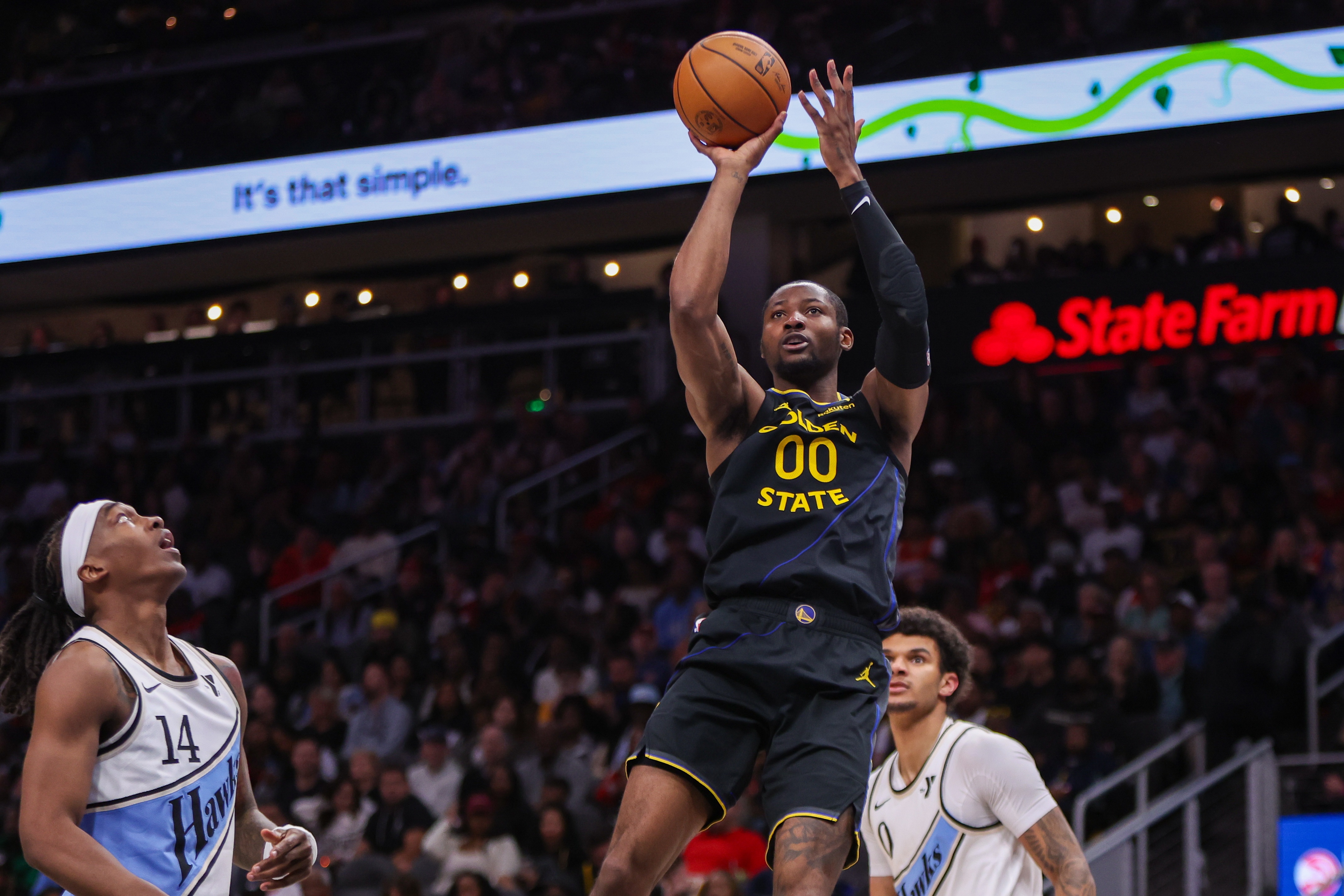 勇記：庫(kù)明加和巴特勒同場(chǎng)76分鐘 勇士輸了28分